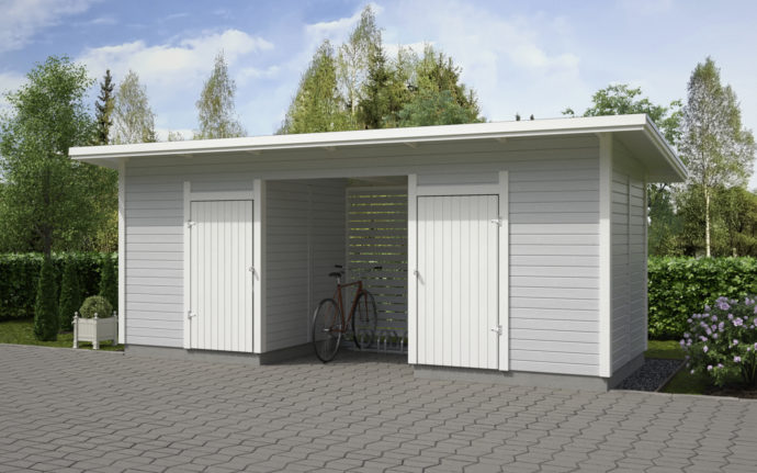 Pyörävarasto tai moottoripyöräkatos